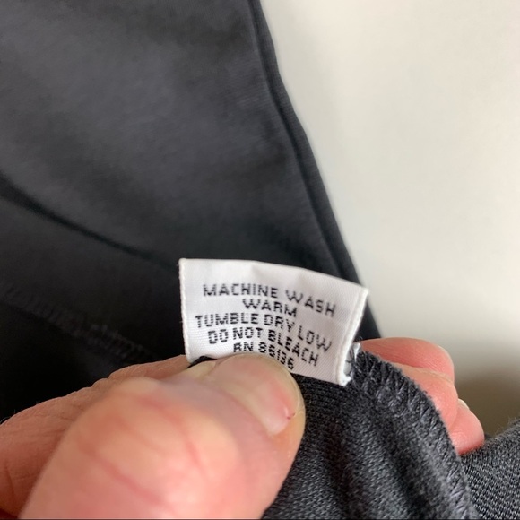 Bryn Walker Short Sleeve Grey Tunic Style Dress - Picture 9 of 11